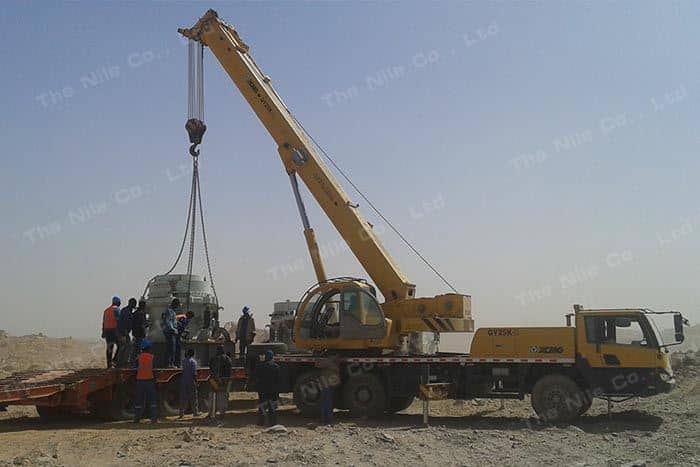 Sudan 150 t/h gold mine crushing line