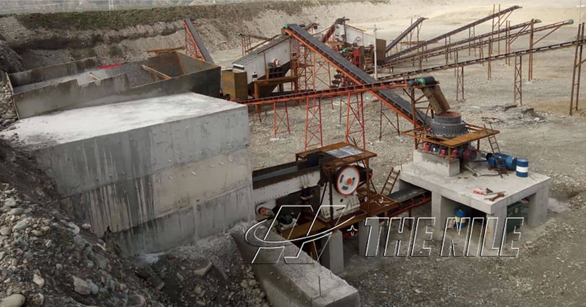 hard rock stone crushing line