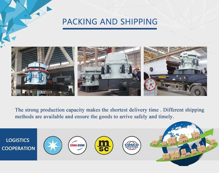 Packing and shipping of cone crusher