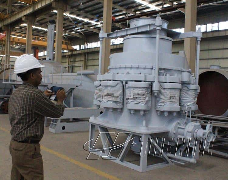 Customers visit factory for Spring Cone Crusher