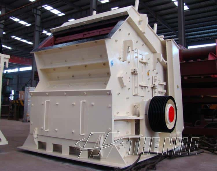 Impact crusher in factory