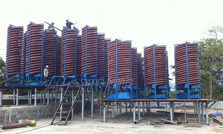 Spiral Chute Working Site