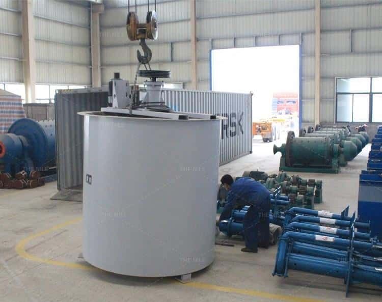 Mine Agitator / Mine Mixing Barrel in factory