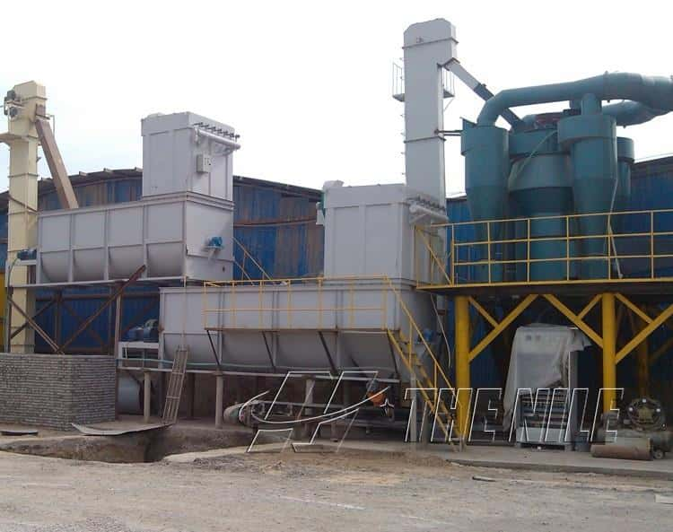 Powder Concentrator installation