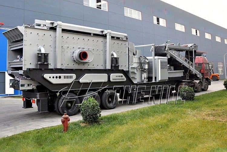 Mobile Cone Crusher Station in factory