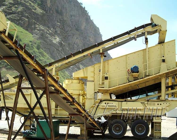  Stone Mobile Cone Crusher Station