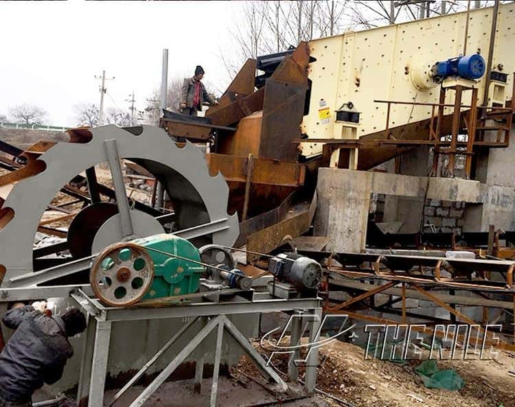 Maintenance of Bucket Wheel Sand Washer