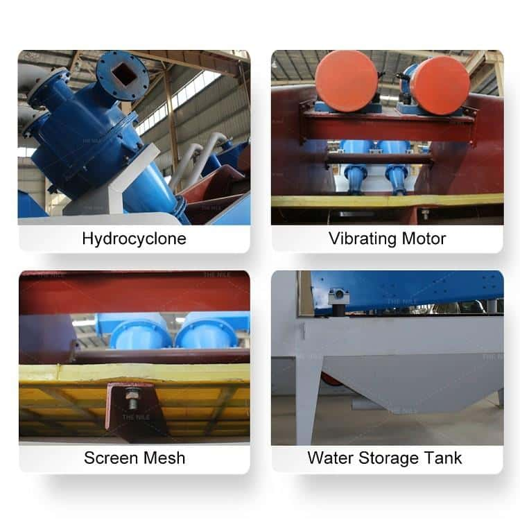 Accesssories of Fine Sand Recycling Machine