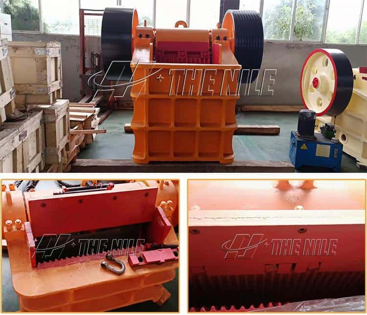 Maintenance of  stone jaw crusher plant