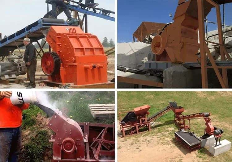 Hammer Crusher in Cement Plant Working Site