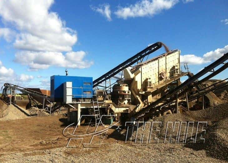 100tph Stone Crushing line in Sudan