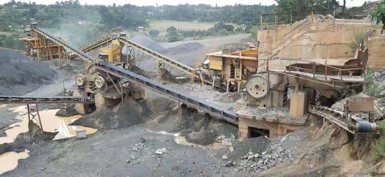 rock crushing line