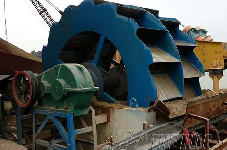 Sand Washer Machine in Quarry Site