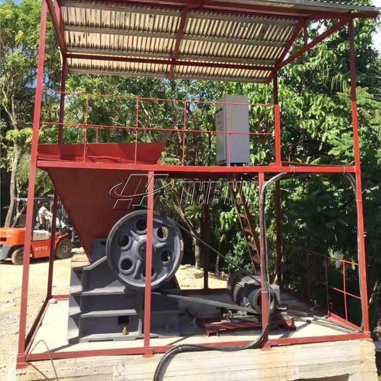 Jaw Crusher in Gold Gravity Separation Plant