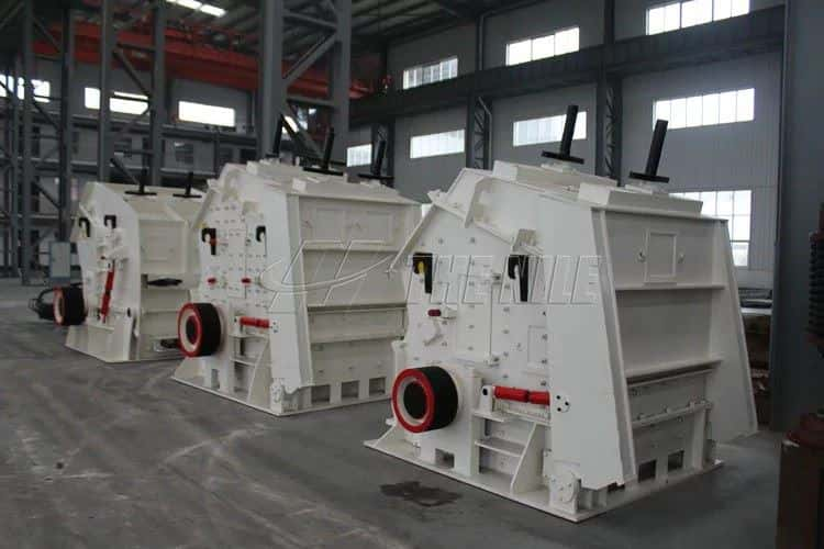 Small impact crusher stock in factory