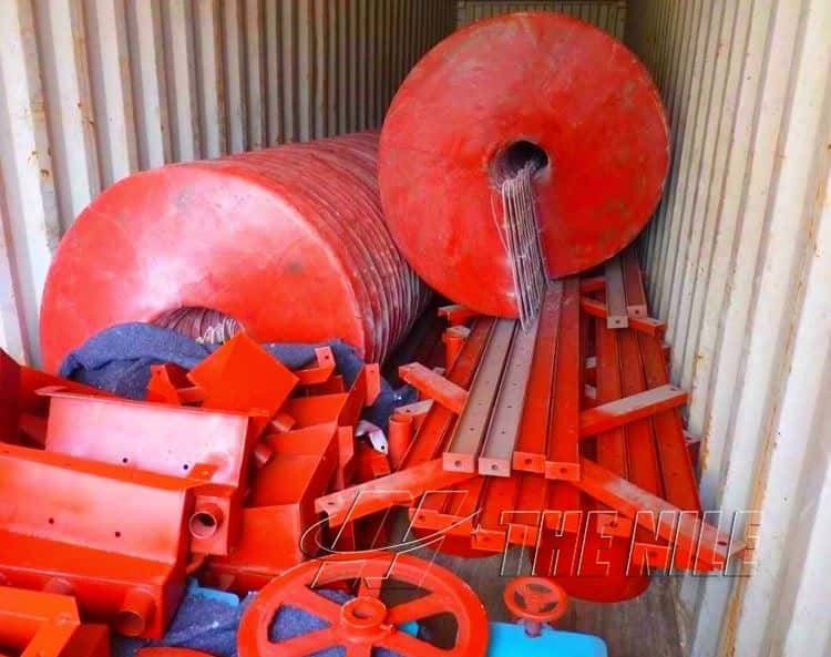 Shipping to Customers mining site of Spiral Concentrator Separator