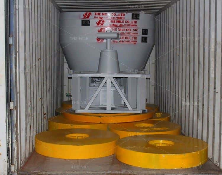 Shipping of Wheel Wet Pan Mill