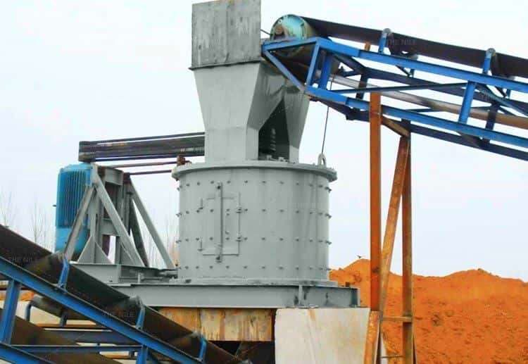 Compound Rock Crusher Working Site