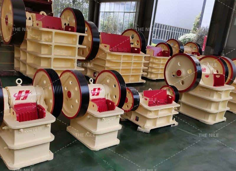 Jaw crusher workshop