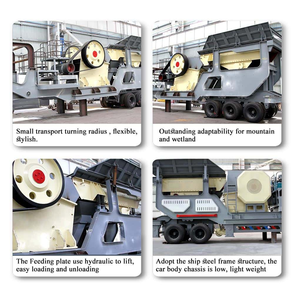 Mobile Jaw Crusher Station parts