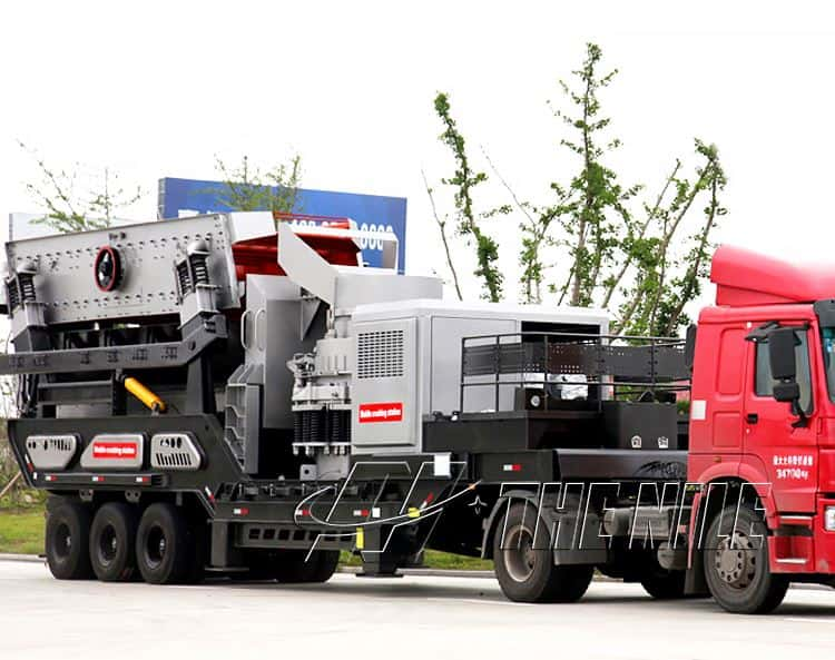 Mobile Cone Crusher Station 