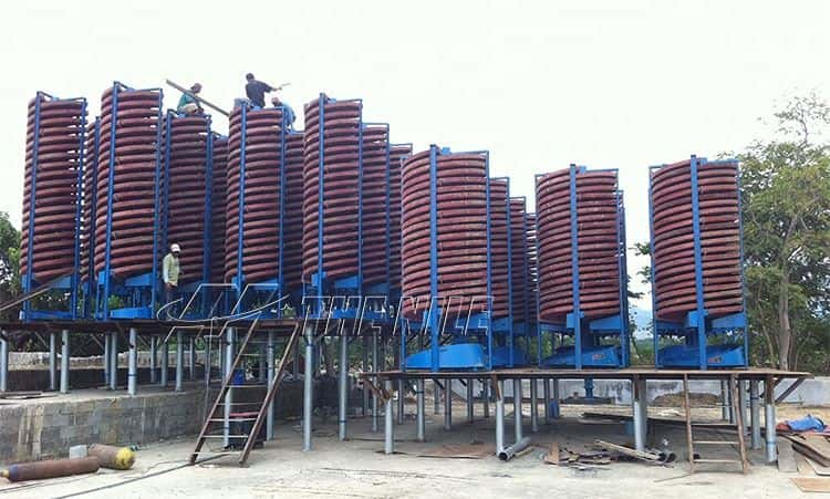 Spiral Chute for mineral processing