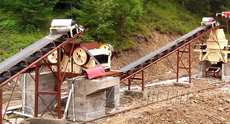 Jaw crusher workshop