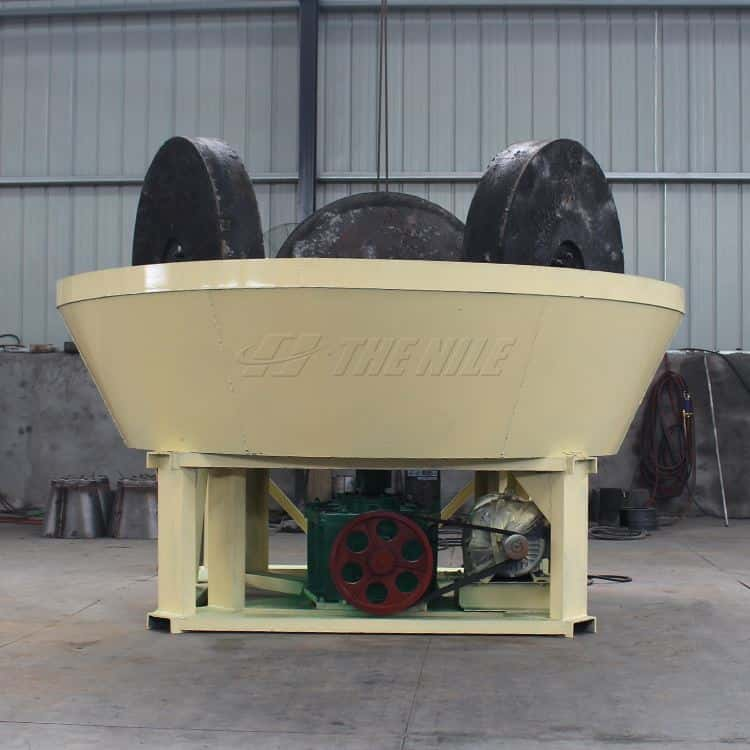 three wheels wet grinding mill