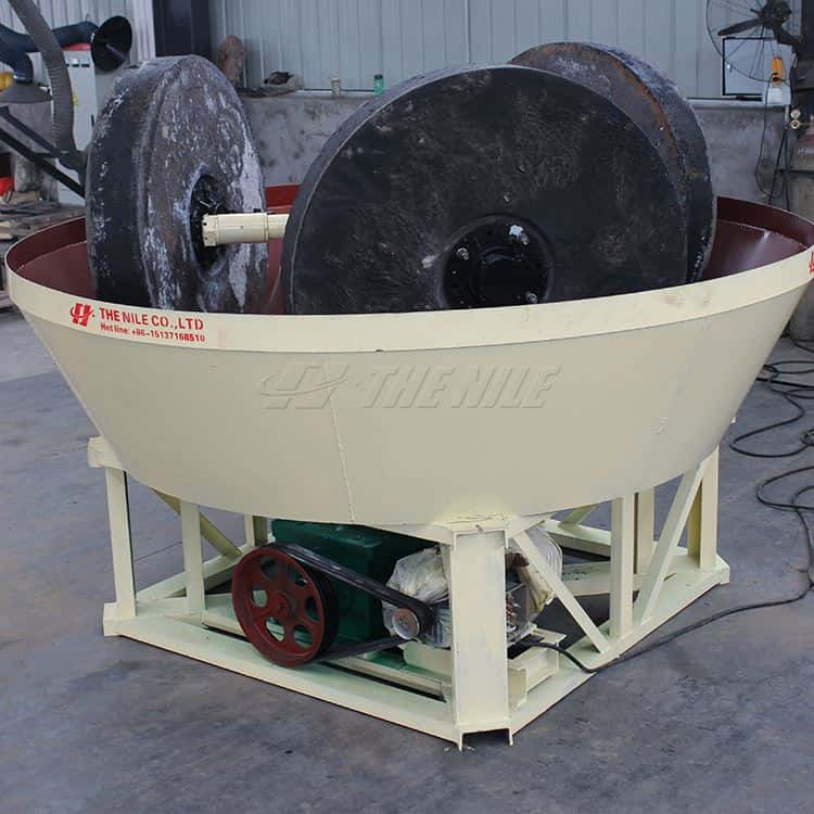 three wheels wet grinding mill