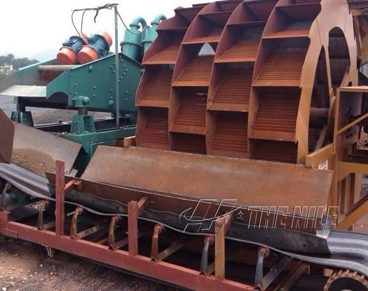 fine sand recycling machinery working site