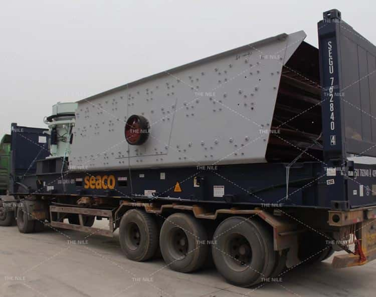 Transportation of vibrating screen