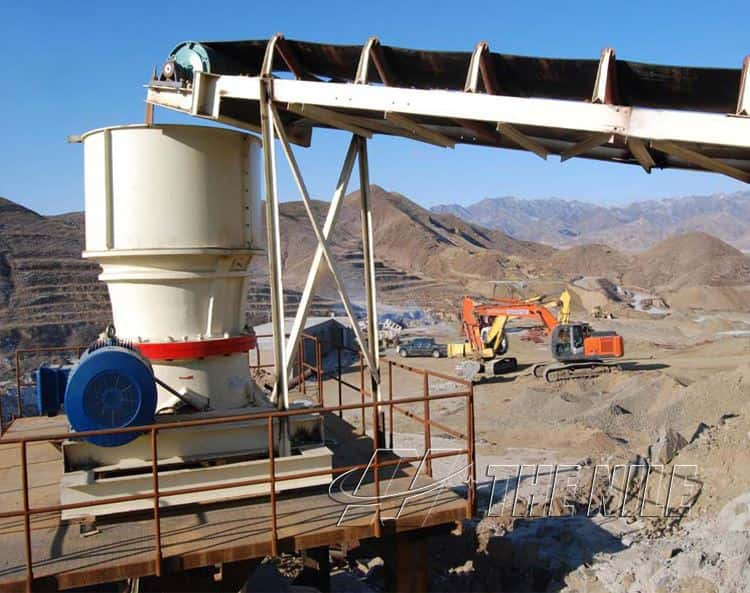 Single Cylinder Hydraulic Cone Crusher Working Site