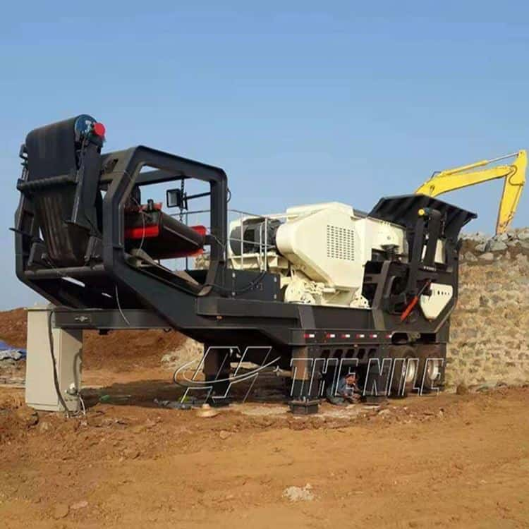 mobile jaw crushing plant