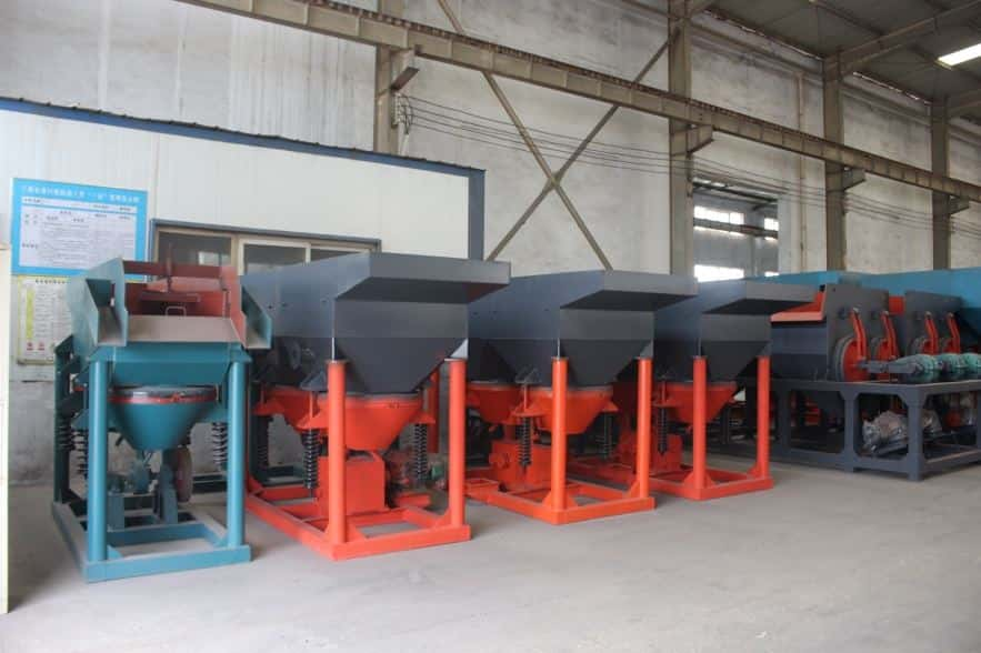 jigging machine in factory