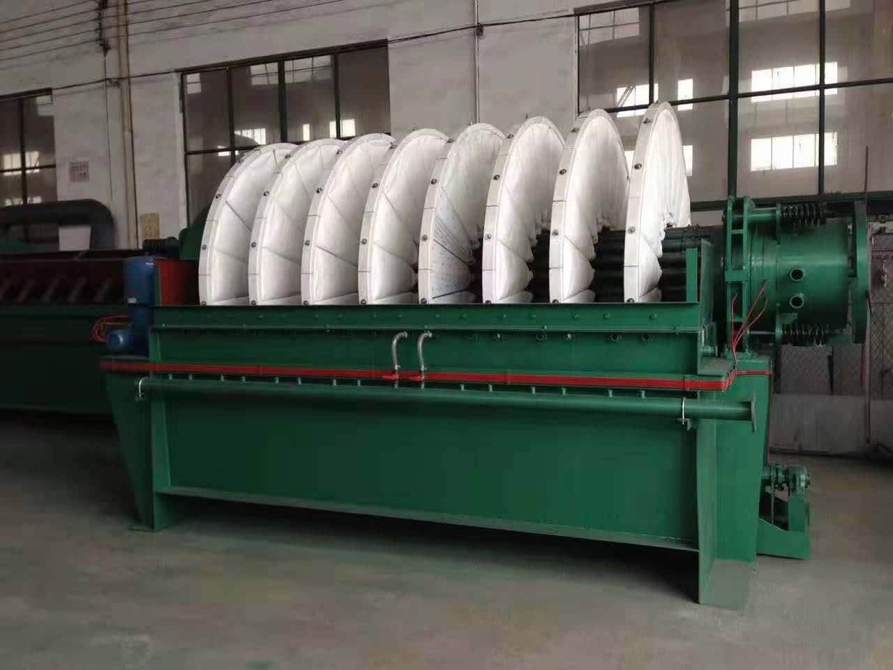 disc filter machine in factory