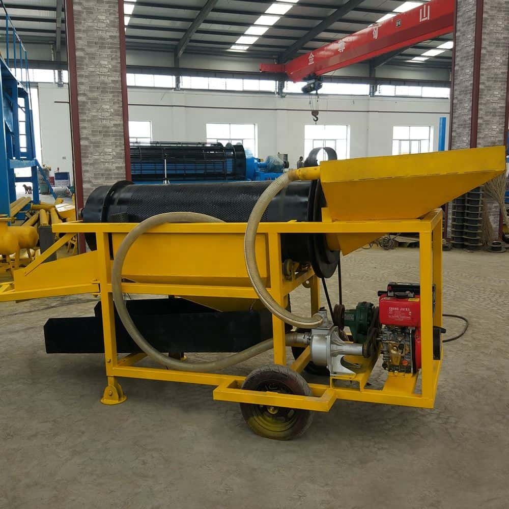 Mobile Trommel Gold Wash Plant machine 