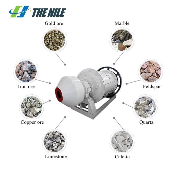 Applied ore materials of ball mill machine