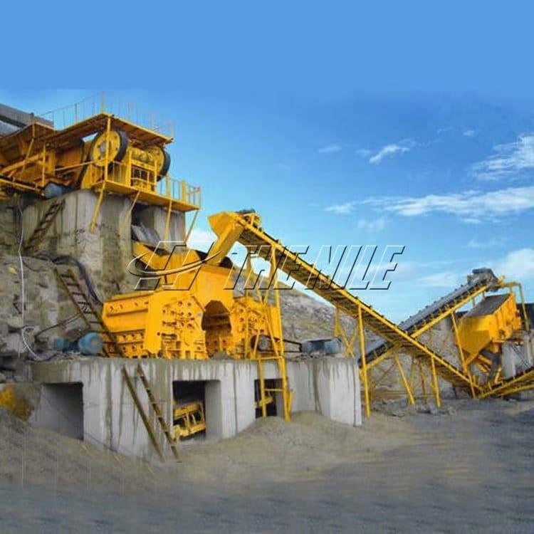 Secondary crushing equipment for stone prouction line