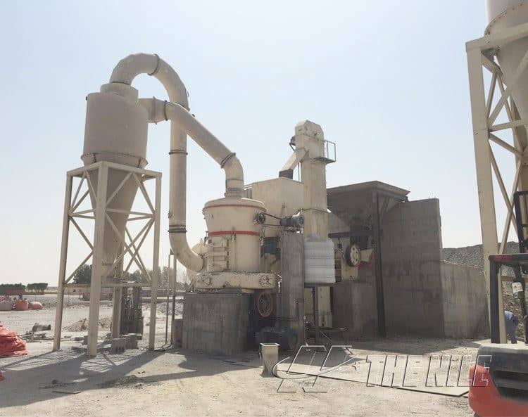 Quartz stone grinding  machines running in site