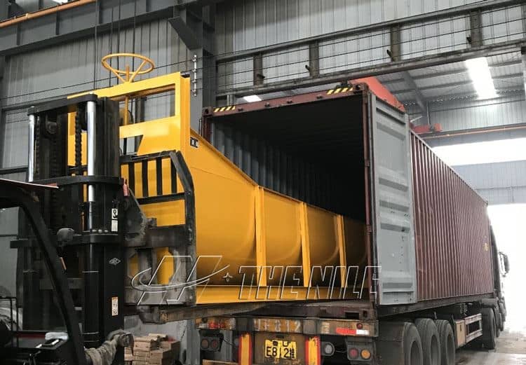 Shipping of Spiral Sand Washing Machine