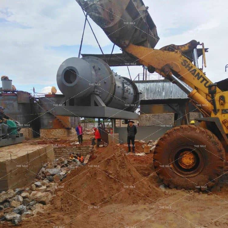 Installation of Mineral Ore Ball Mill