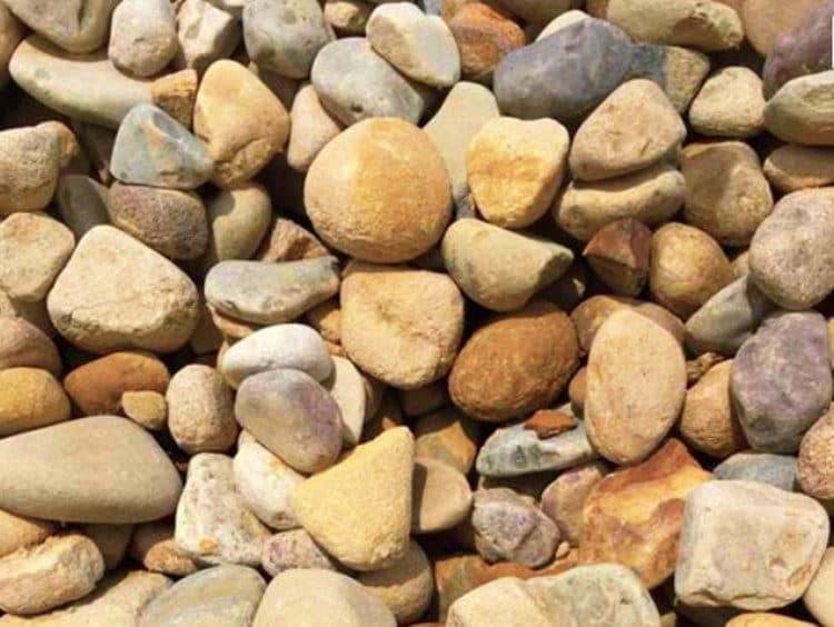 river pebbles