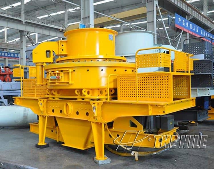 sand manufacturing machine in factory