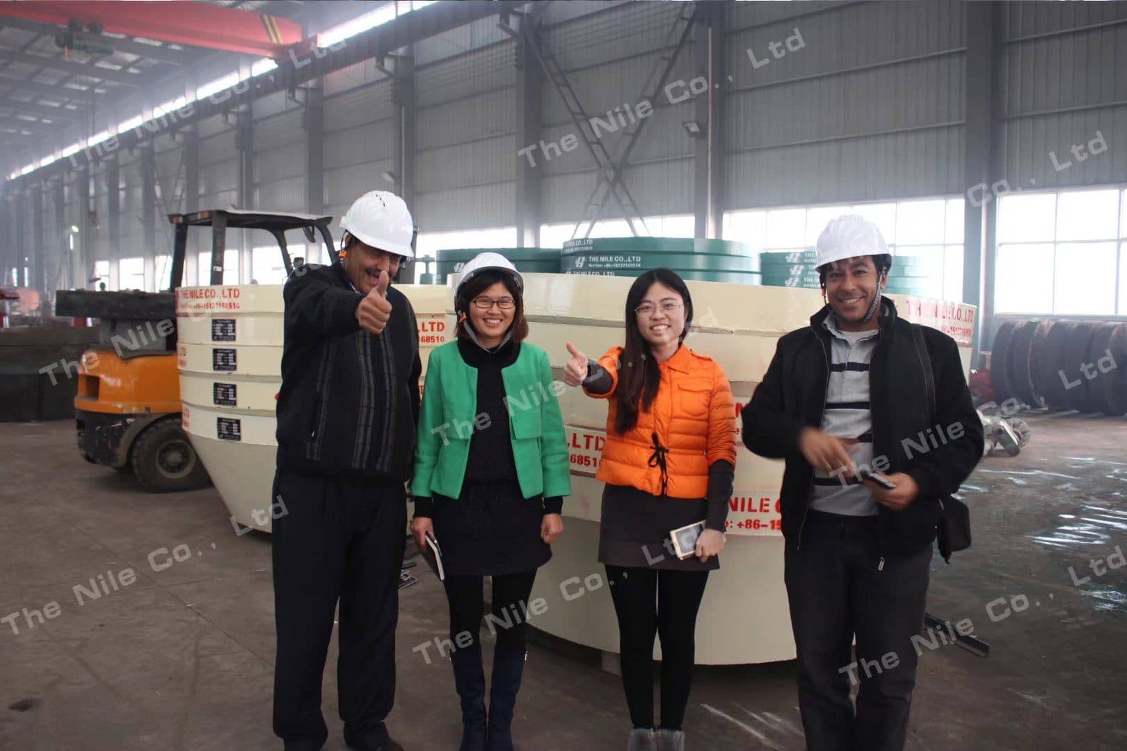 Customer visit factory