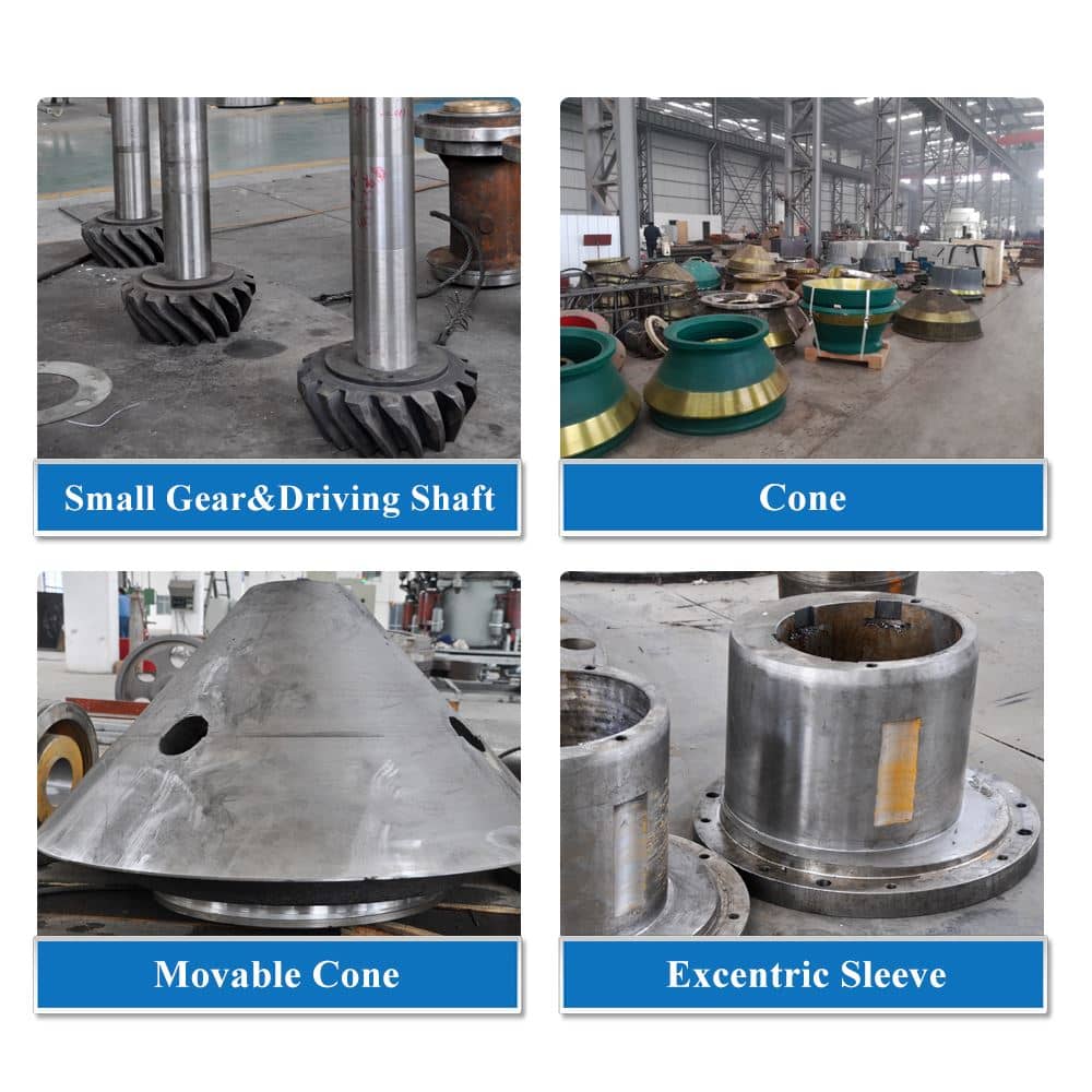 spring cone crusher machine parts