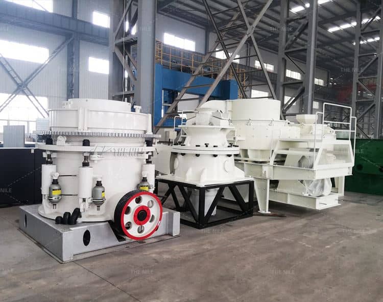 Multi cylinder hydraulic cone crusher plant