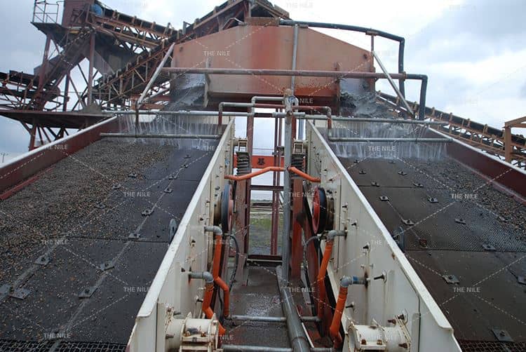 Vibrating screen customer case