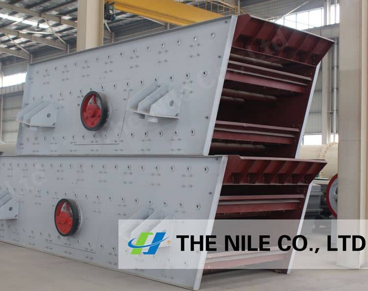 Vibrating screen in our factory