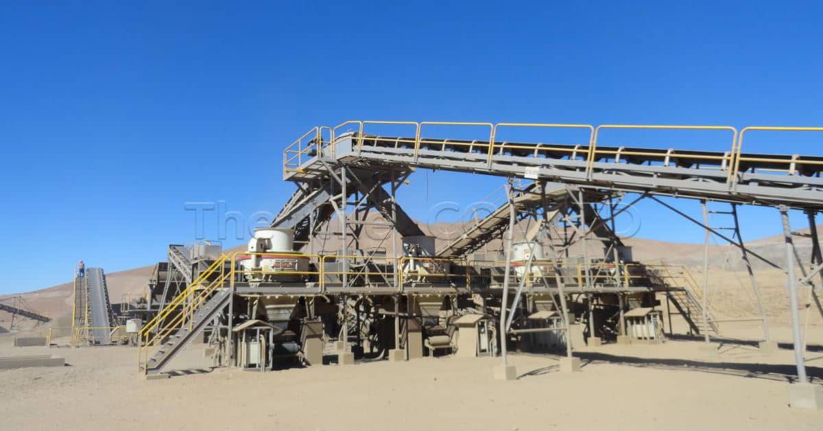 sand making machine  working site