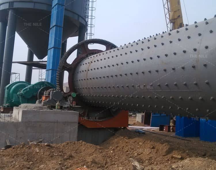 Ball mill customer site